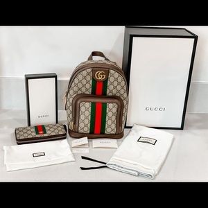 Gucci Ophidia Backpack & Wallet